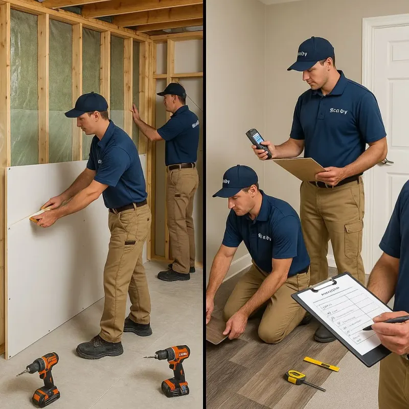 Repairs and Reconstruction process in Grymes Hill, NY